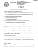 Permit To Sever Natural Resources Application Form