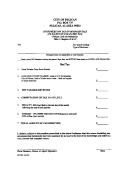 Bed Tax Form 2003 - City Of Pelican