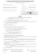 Form Pv-ad-1 - Annual Claim For Exemption From Property Taxation