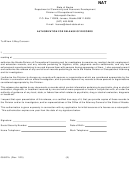Form 08-601b - Authorization For Release Of Records