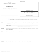 Form Mllc-17a - Certificate Of Correction - 2008