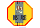 Do Not Disturb Sign Template