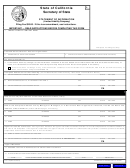 Form Llc-12 - Statement Of Information - State Of California (2014)