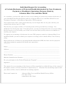 Individual Request For Accounting Of Certain Disclosures Of Protected Health Information For Non-treatment, Payment, Or Healthcare Operations Purposes Made By Arkansas Blue Cross And Blue Shield
