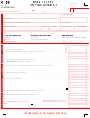 Form K-41 - Kansas Fiduciary Income Tax - 2014