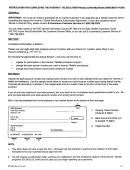 Internet / Telefile Remittance Authorization Agreement Form - Instructions