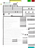 Form 1a - Wisconsin Income Tax Return - 2005