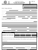 Form St-14 - Claim For Refund