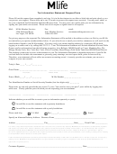 Tax Information Statement Request Form