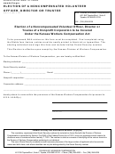 Form K-wc 137 - Election Of A Noncompensated Volunteer Officer, Director Or Trustee - 2014