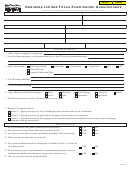 Nebraska Limited Focus Examination Questionnaire Sheet - 2010