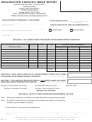 Form Bi-1 - Organization's Monthly Bingo Report Form - Kansas Department Of Revenue