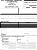 Fillable Form Bi-158 - Initial Application For Registration Of Bingo Distributor Printable pdf