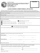 Form 08-4514 - Alaska Business License Renewal Application - 2009