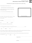 Form Rc - Reinstatement Of Limited Liability Company Form - Kansas Secretary Of State