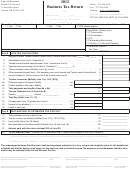 Business Tax Return - City Of Trenton Income Tax Division - 2012 Printable pdf