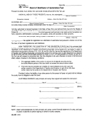 Form Au-432 - Bond Of Distributor Of Automotive Fuel Form - New York Tate Department Of Taxation And Finance