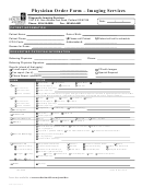 Physician Order Form - Imaging Services