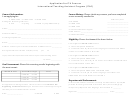 Application For International Teaching Assistant Courses (itap) Form
