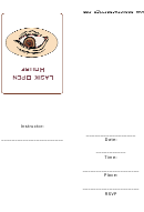 Lasik Open House Invitation Card Template Printable pdf