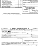 Employer's Quarterly Return Of Tax Withheld Form - State Of Ohio