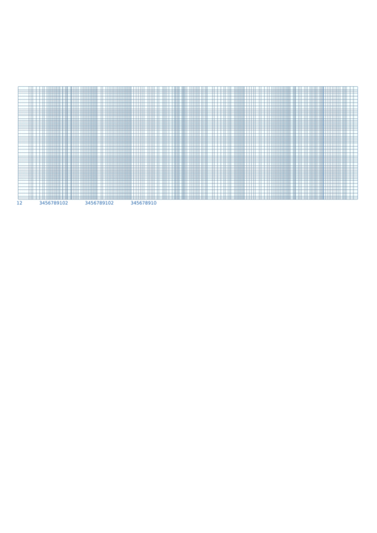 Semi Log Graph Paper - 3 Decades By 10 Division Printable pdf