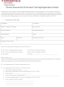 Fitness Assessment Template & Personal Training Registration Packet