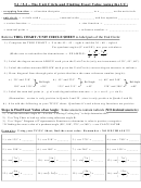 The Unit Circle And Finding Exact Value (using The Uc) Worksheet