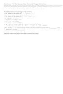 The Inverse Sine, Cosine, & Tangent Functions Worksheet Template