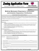 Medical Marijuana Dispensary, Cultivation And Infusion Separation Verification