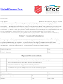 Medical Clearance Form