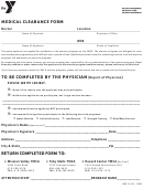 Ymca Medical Clearance Form
