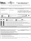 Ia Health Link Certificate Of Medical Necessity For Waiver Assistive Devices Template