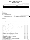 Form 410 - Follow-up Adhd Teacher Questionnaire