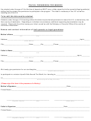 Travel Permission Form For Minors