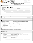 Fillable Maryland Uni Division Of Student Affairs Gift Form Printable pdf