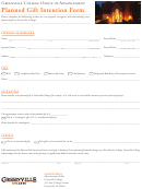 Planned Gift Intention Form