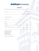 Utah State University Gift Form