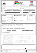 Direct Debit Form Printable pdf