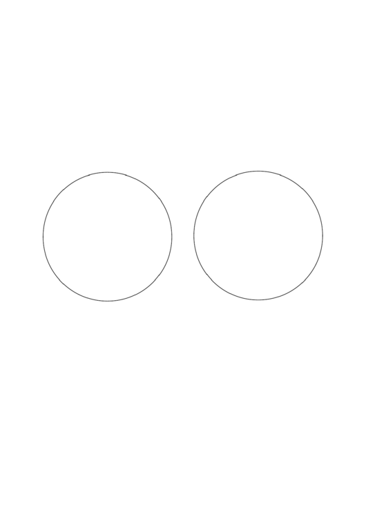 Venn Diagram Template - Two Sets/no Intersection Printable pdf