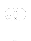 Venn Diagram Template - Two Subsets Intersection With Subset