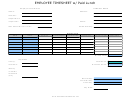 Employee Timesheet Template With Paid Lunch