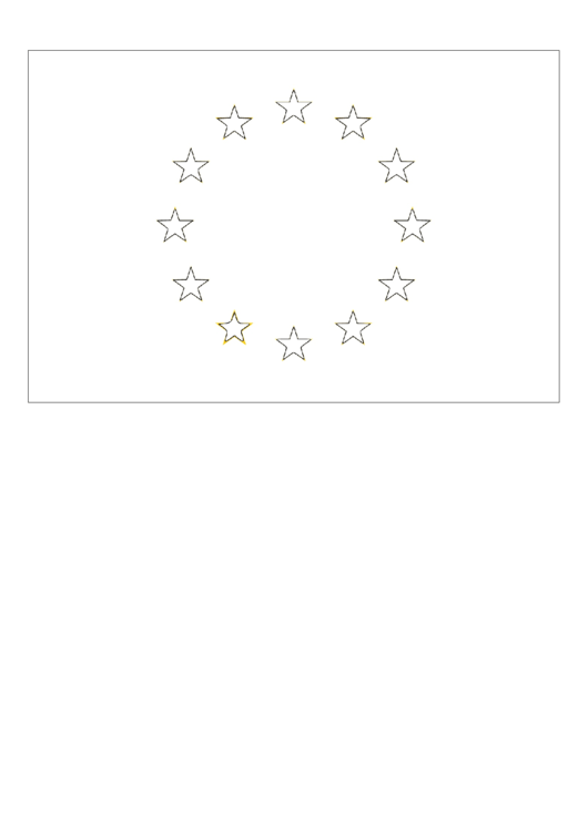European Union Flag Template Printable pdf