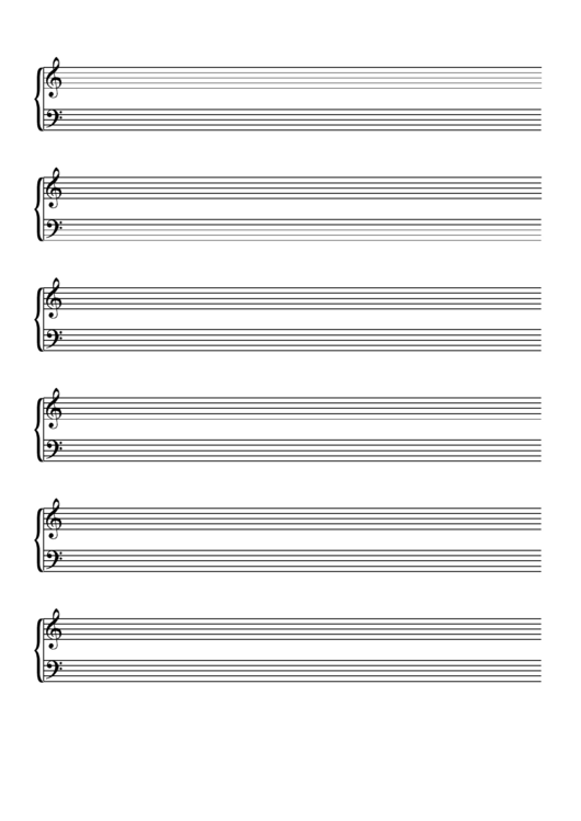 Music Grand Staff Printable pdf