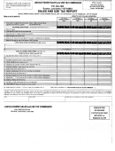 Sales And Use Tax Report Form - Sales And Use Tax Comission - Ruston - Louisiana