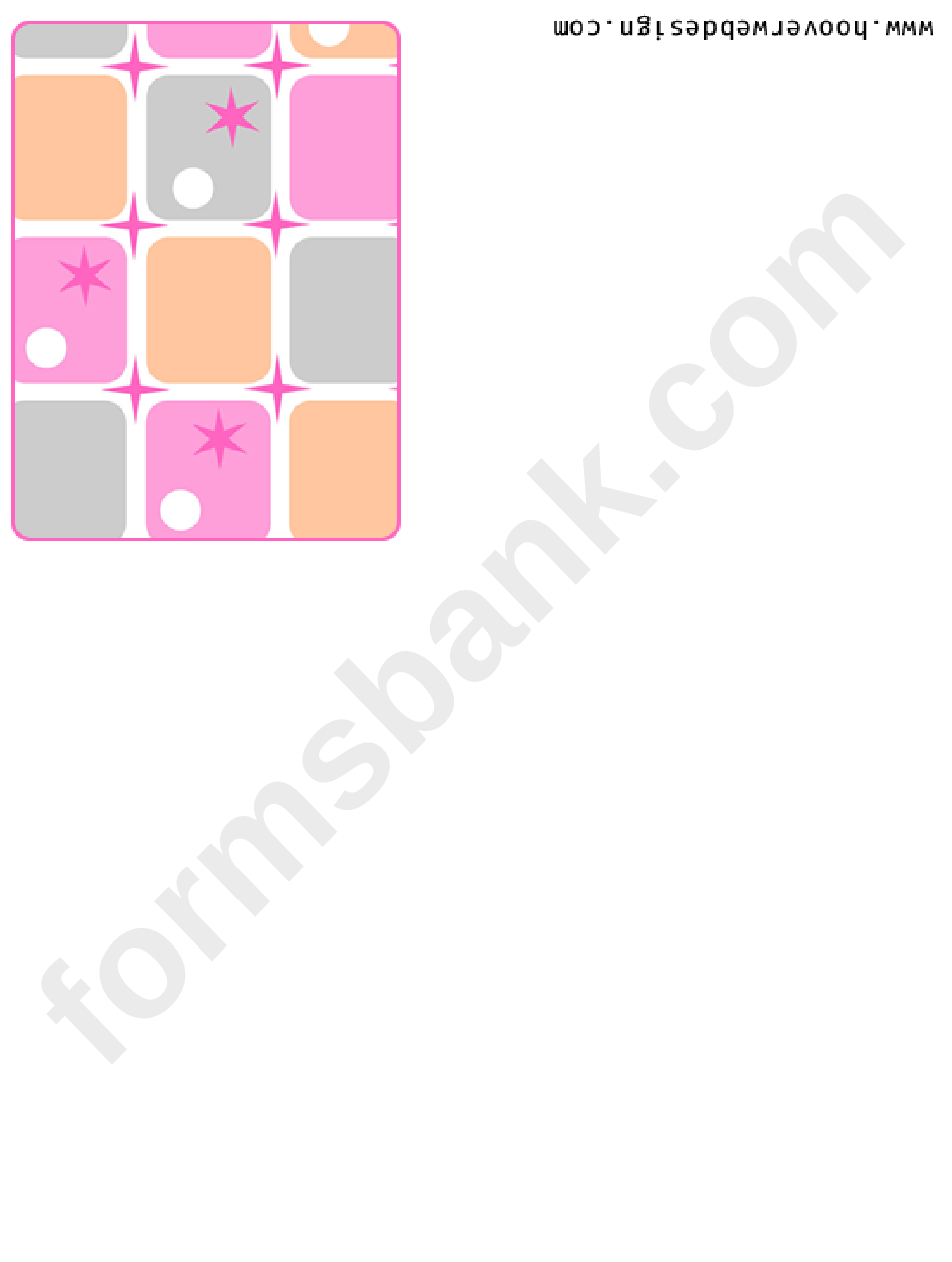 Sparkling Cubes Greeting Card Template