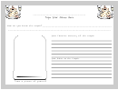 Wedding Cake - Wedding Guestbook Page Template