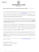 Form 70-020 - Brand Specific Report For The Second Quarter 2006
