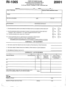 Form Ri-1065 - Partnership Income Information Return