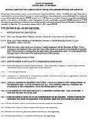 Form Crf-ifta - Instructions For The Completion Of The Motor Carrier Application